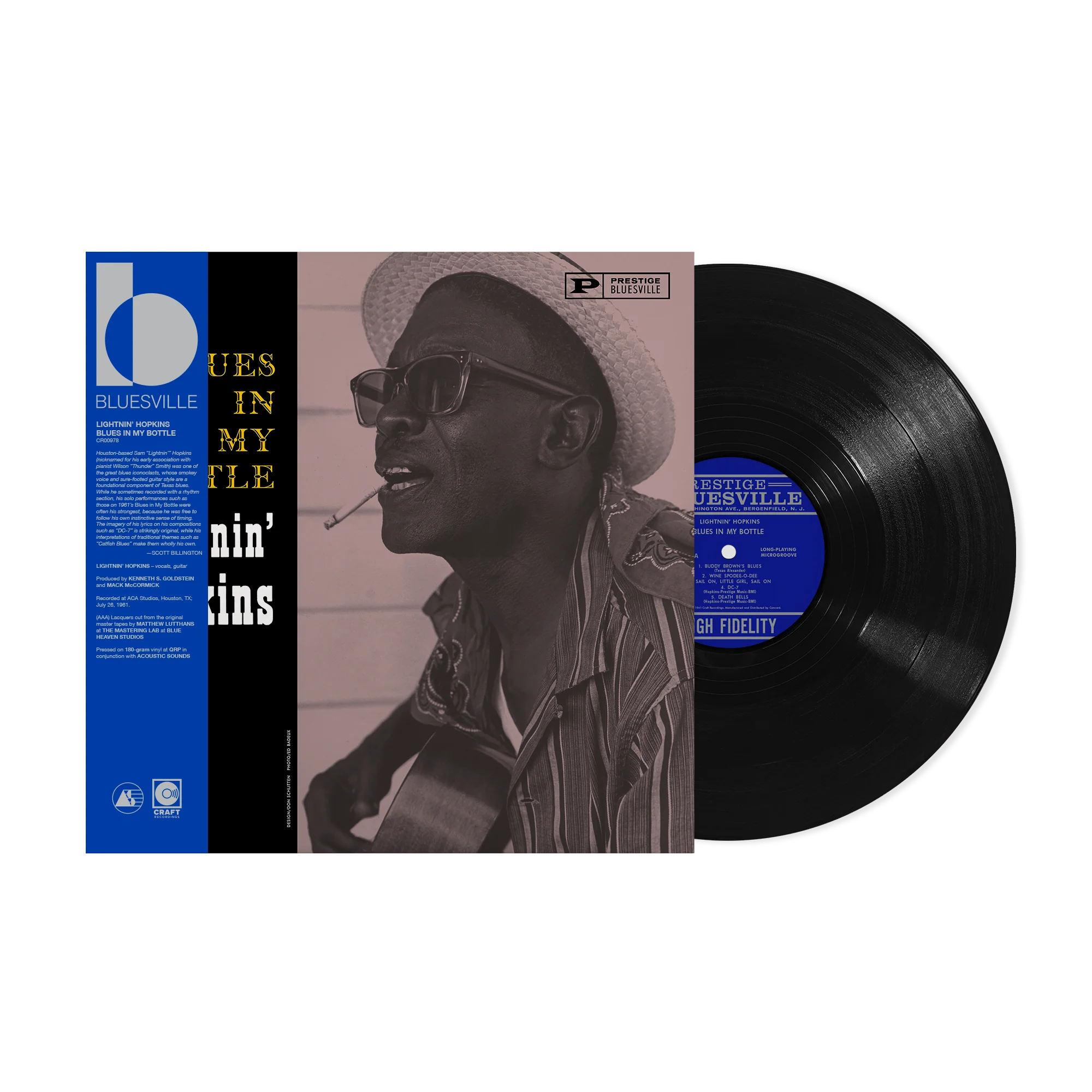 Lightnin’ Hopkins - Blues In My Bottle (Bluesville Series)