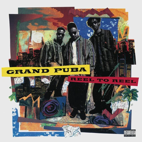 Grand Puba - Reel to Reel [2LP Orange, Yellow & Blue Jay with White)