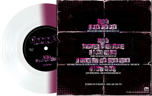 The Damned - Neat Neat Neat - Purple/white - Image 2