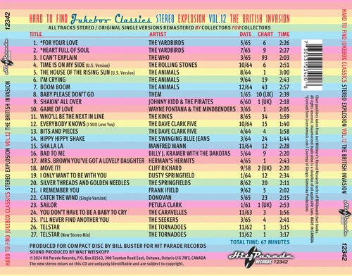 Various Artists - Hard to Find Jukebox Classics: Stereo Explosion Volume 12 - The British Invasion